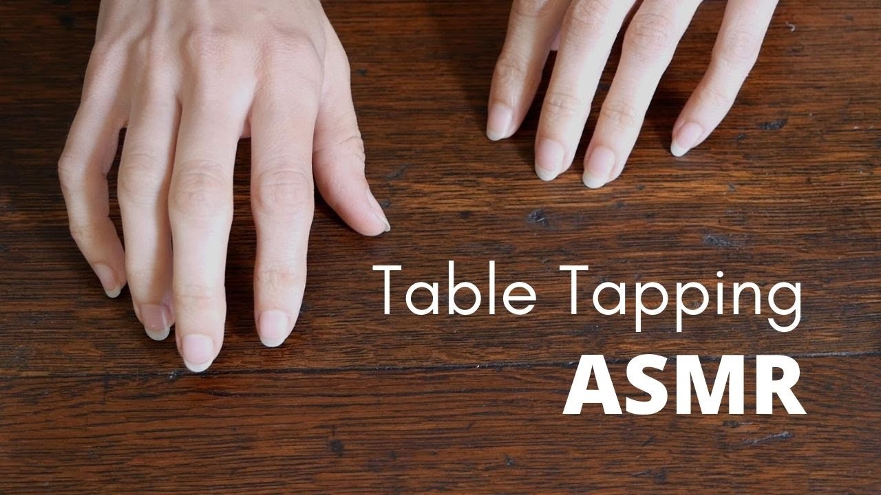 ASMR Binaural Wood Table Tapping
