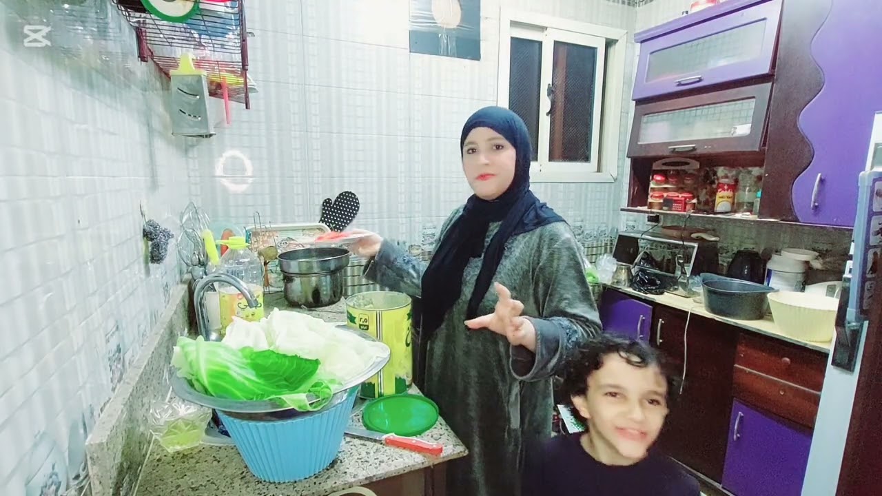أكلة مصرية فخمة خطوة بخطوة 🥘 محشي كرنب + طاجن بامية + رقاق باللحمة