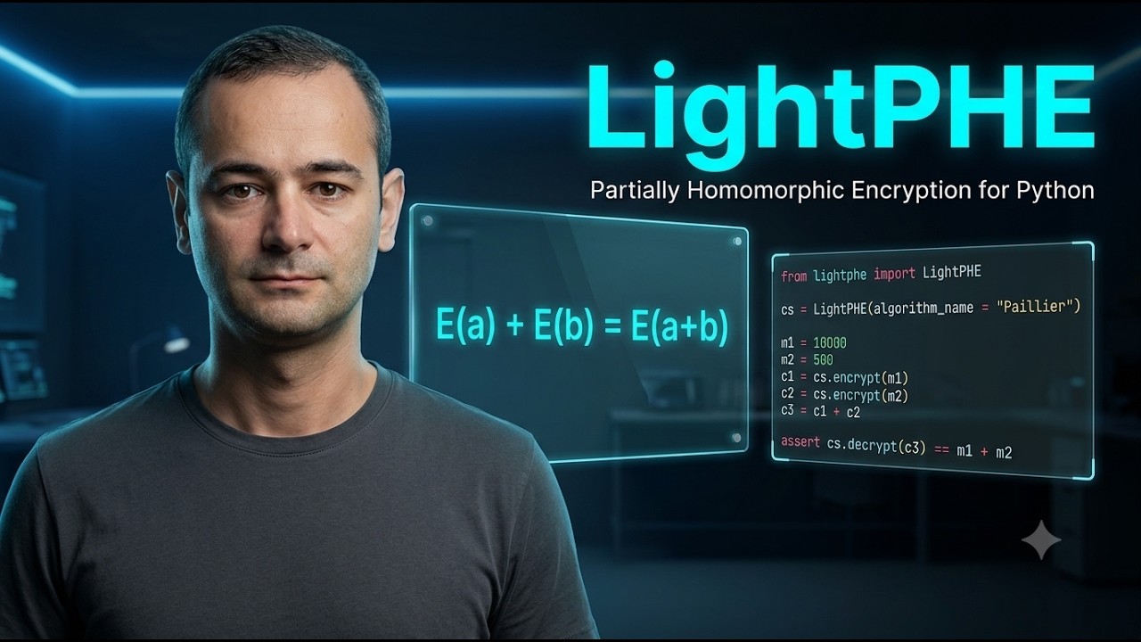 LightPHE: A Lightweight Partially Homomorphic Encryption Library for Python