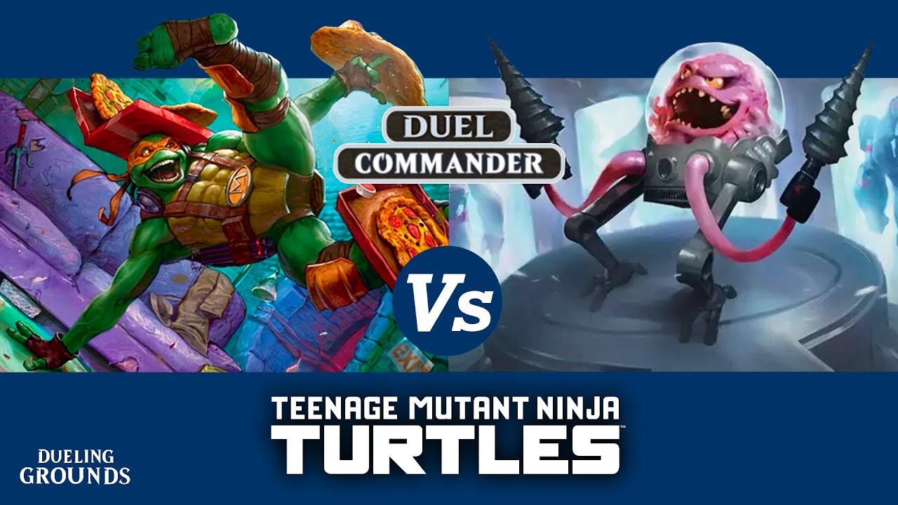 Michelangelo V Krang - Teenage Mutant Ninja Turtles Duel Commander Gameplay