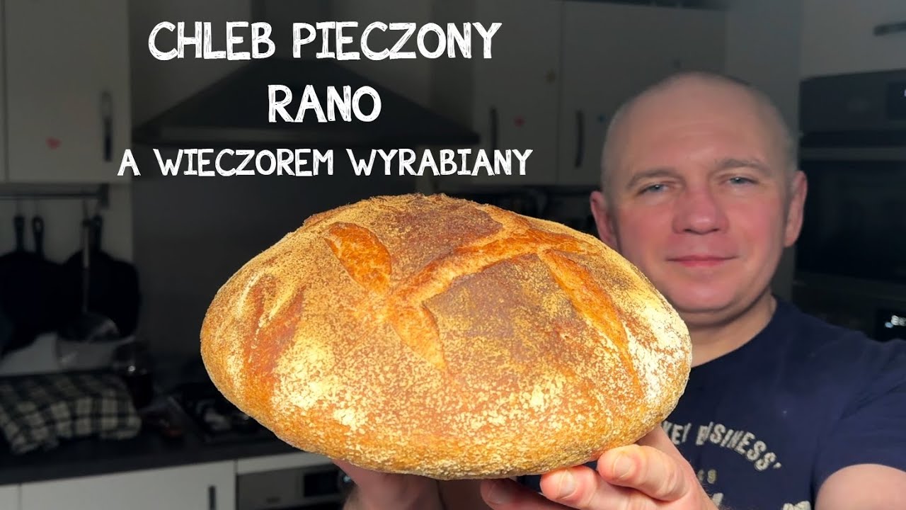 How to bake bread first thing in the morning and knead it in the evening! Crunchy and warm bread ...