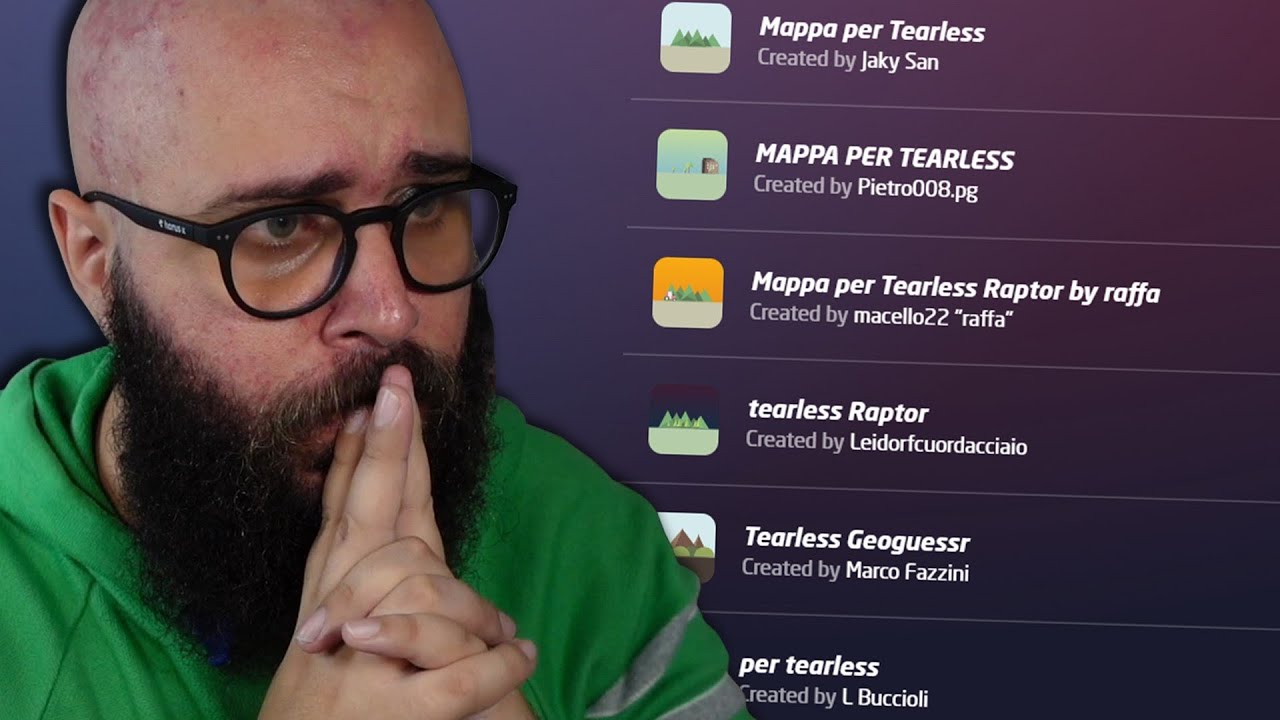 Ho giocato le Mappe degli Iscritti su Geoguessr