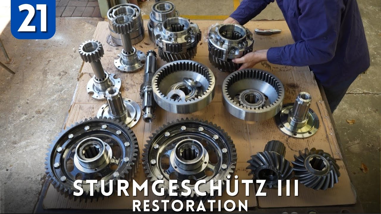 WORKSHOP WEDNESDAY:  Unboxing new differential gears for the StuG III and fitting them!