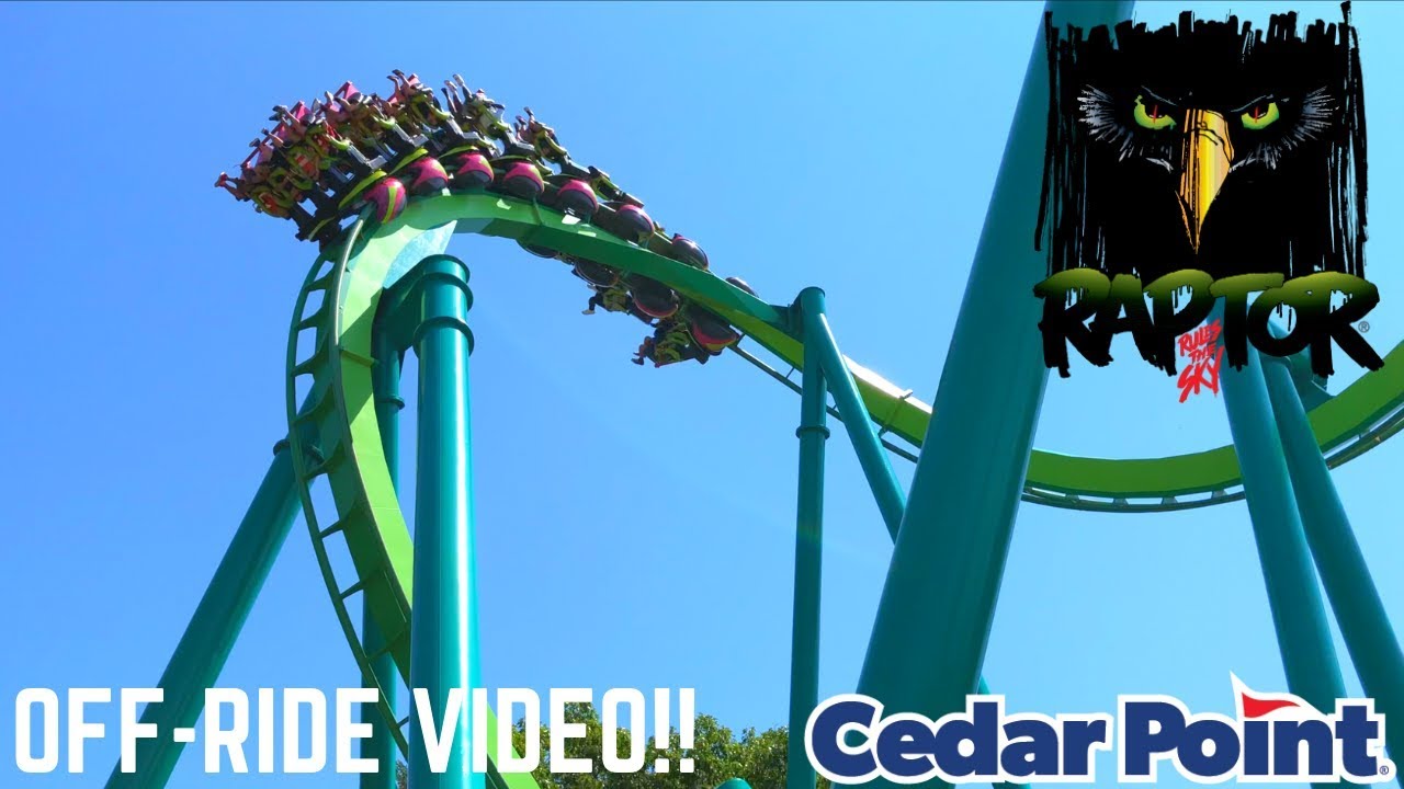 Raptor Inverted Roller Coaster Off-Ride Video - Cedar Point (4K 60FPS) - Non Copyright