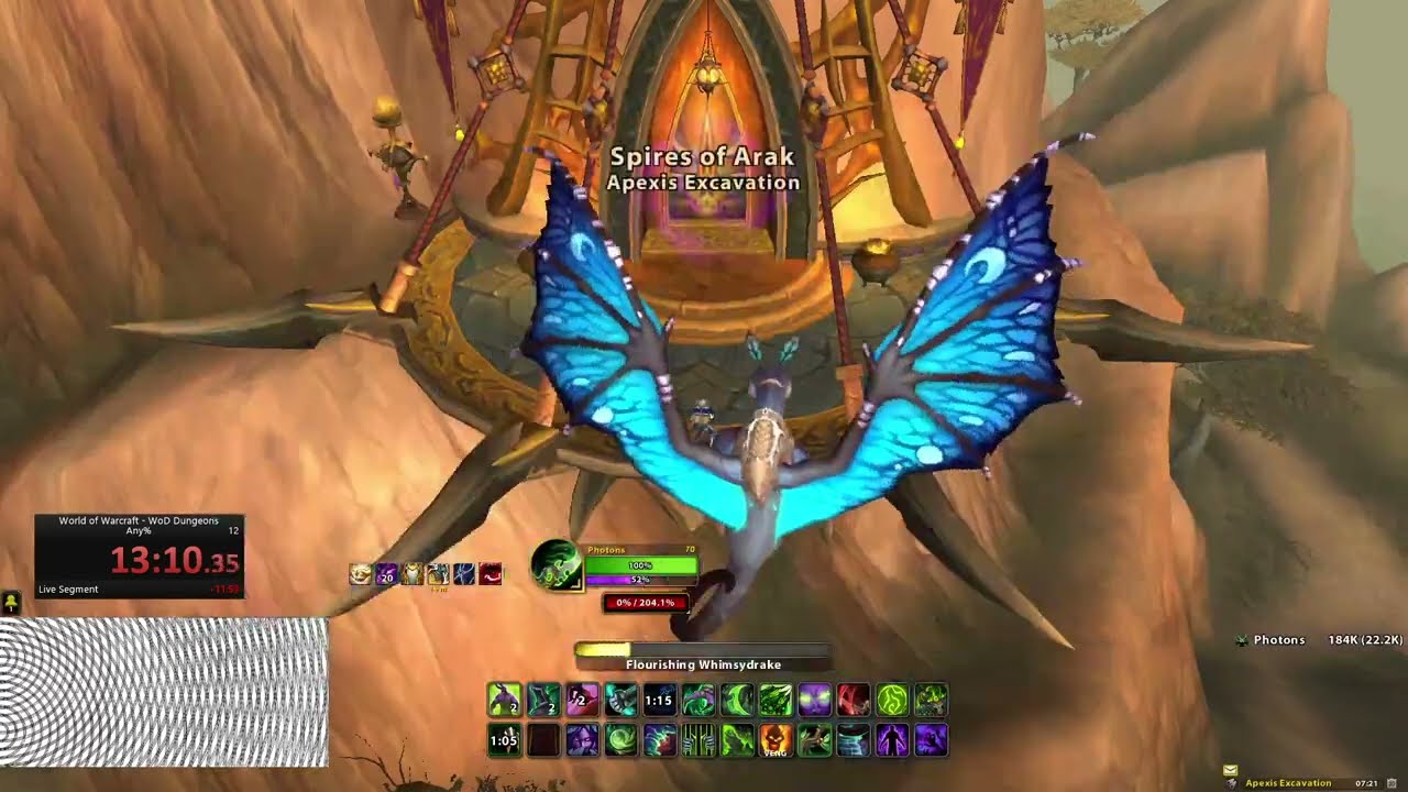 [WoW Dragonflight 10.2.5] All WoD Dungeons any% 20m 16s