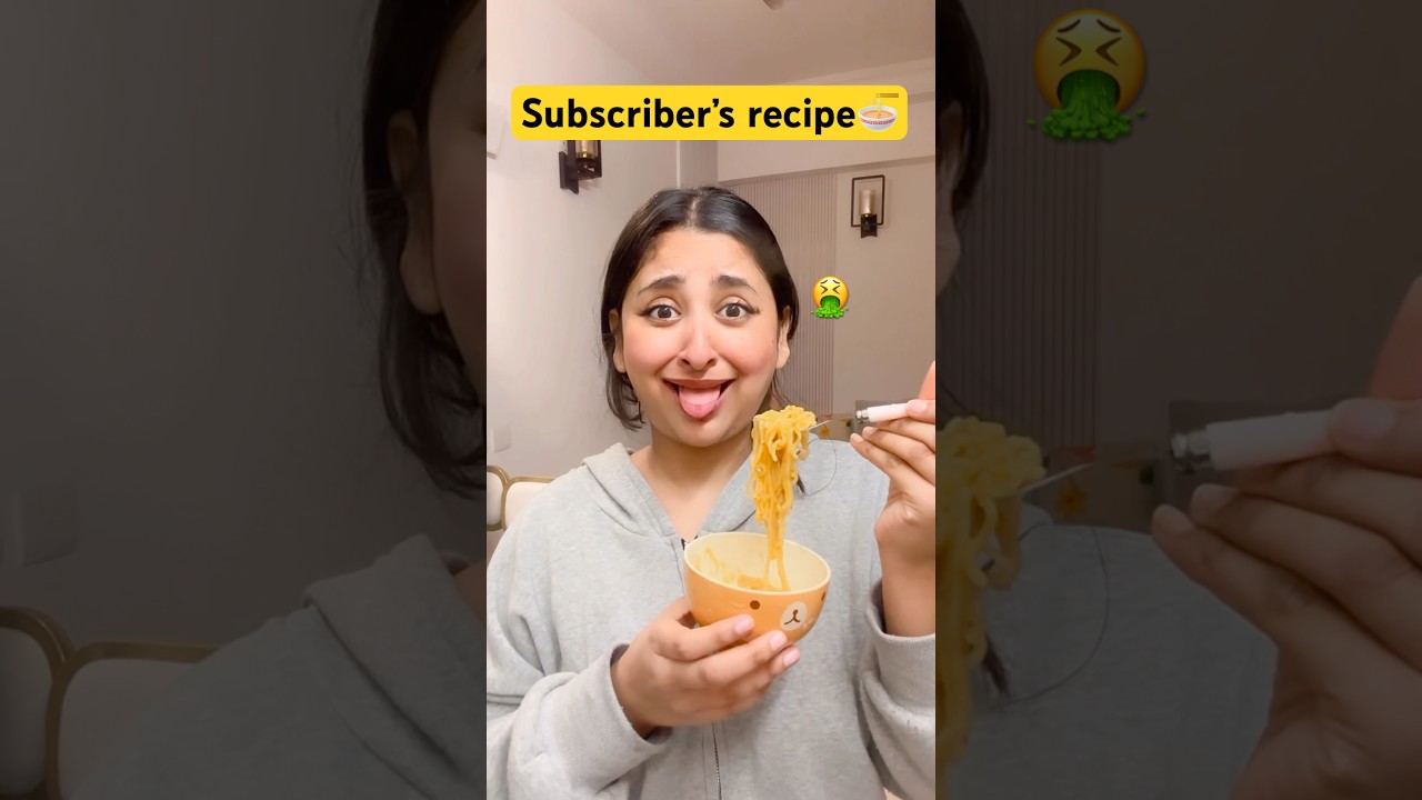 I Made Maggie Using Subscriber&rsquo;s Recipe #minivlog #ytshorts #shorts