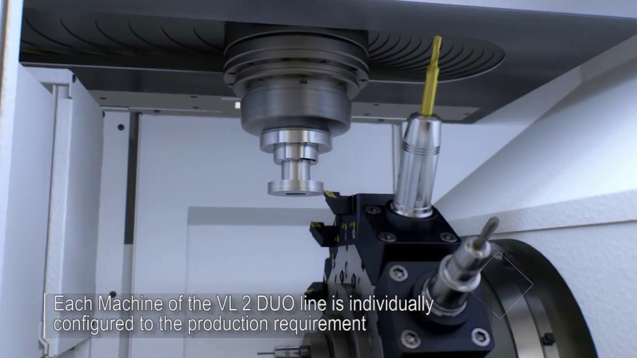 Emag VL 2 DUO line with Track Motion Automated Loading & Unloading