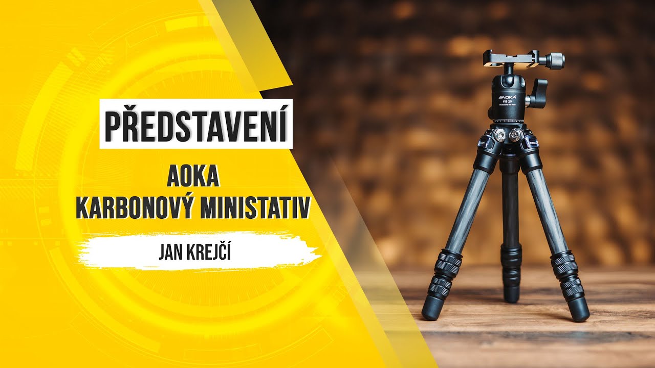 Karbonový ministativ AOKA (CPM163C + KB20) - představení