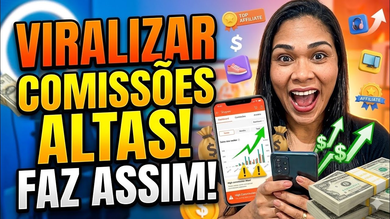 👉 O jeito mais f&aacute;cil de viralizar na Shopee (comiss&otilde;es altas) #afiliadashopee #shopeevidio #shopee 