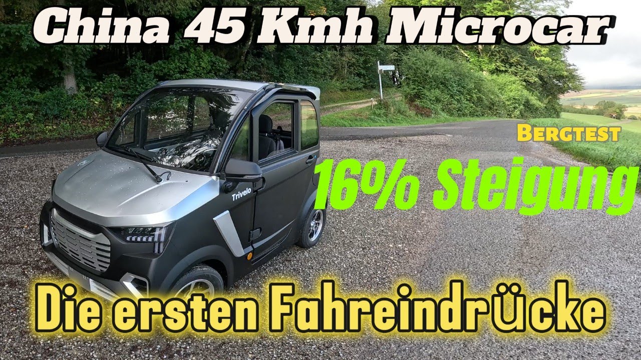 China 45 Kmh Fahrzeug ‼️Meine ersten Kilometer‼️