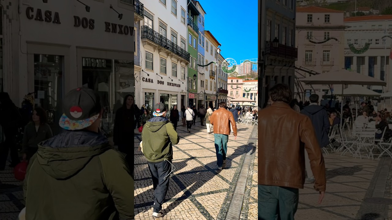 Dansend door de straten van Coimbra
