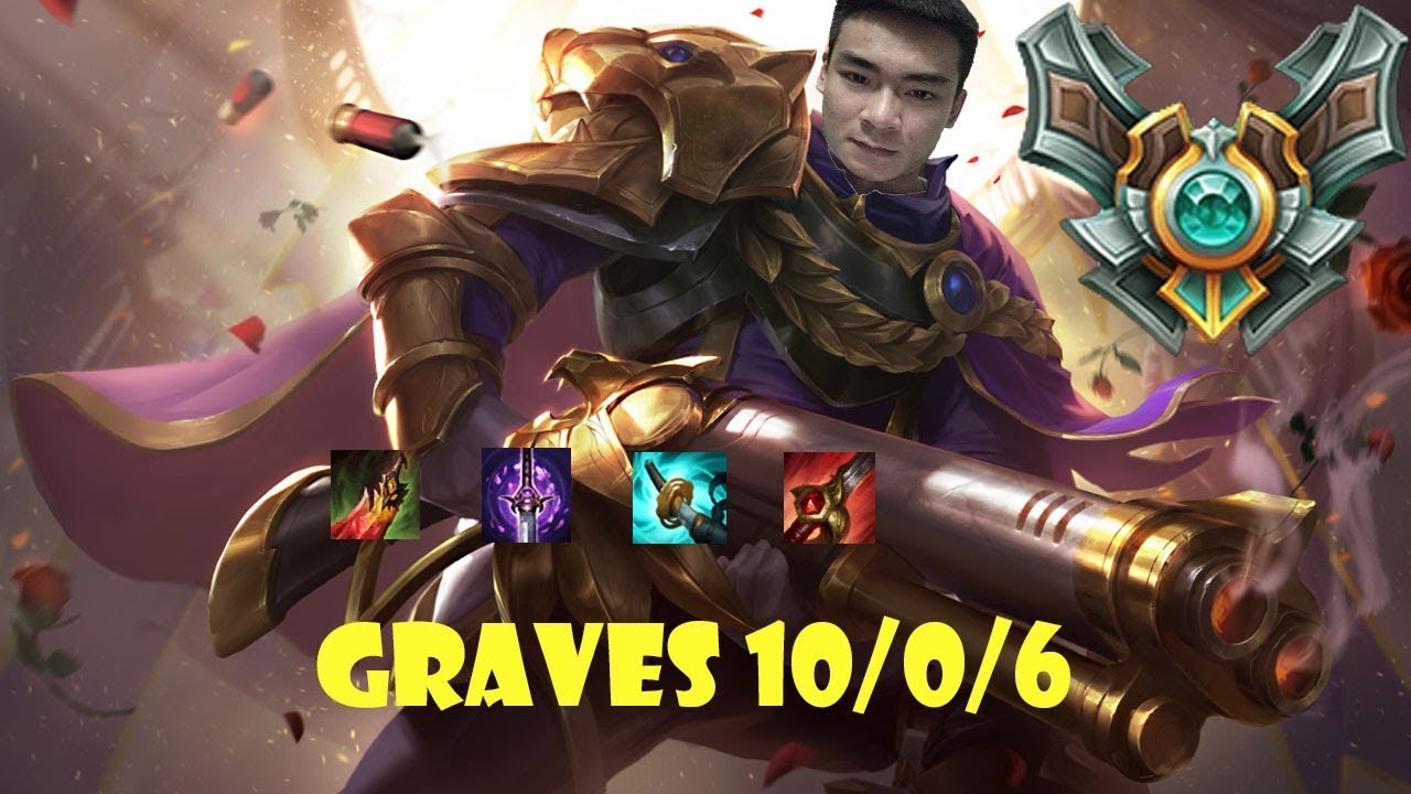 [FULL GAME] Quang Cuốn Try Hard Lên Thách Đấu Cầm Graves Bất Tử Tại Rank Cao Thủ!!!