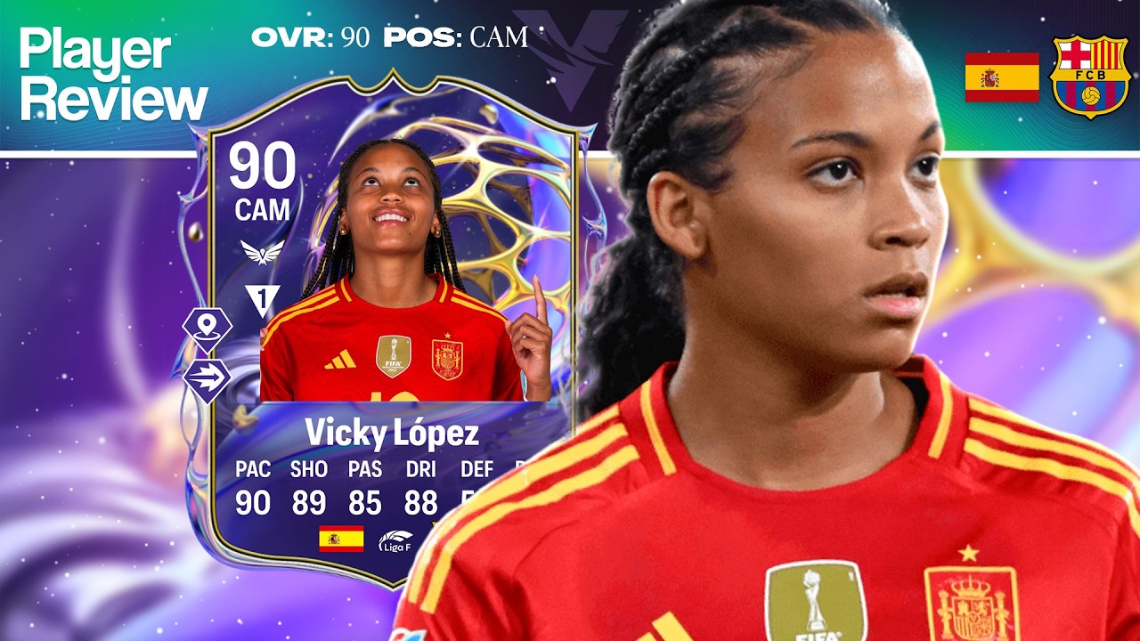 Why 90 EVO VICKY LOPEZ Is One of the Best STs in FC26..