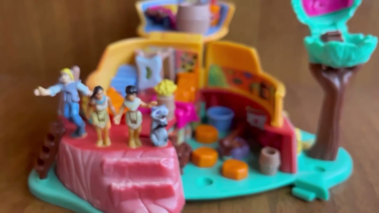 Polly pocket neverland Peter Pan and Pocahontas Полли Покет Покахонтас и Питер Пен