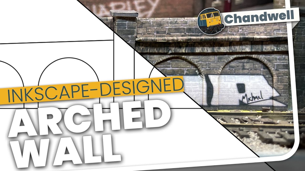 How to use Inkscape to design an Arched Retaining Wall