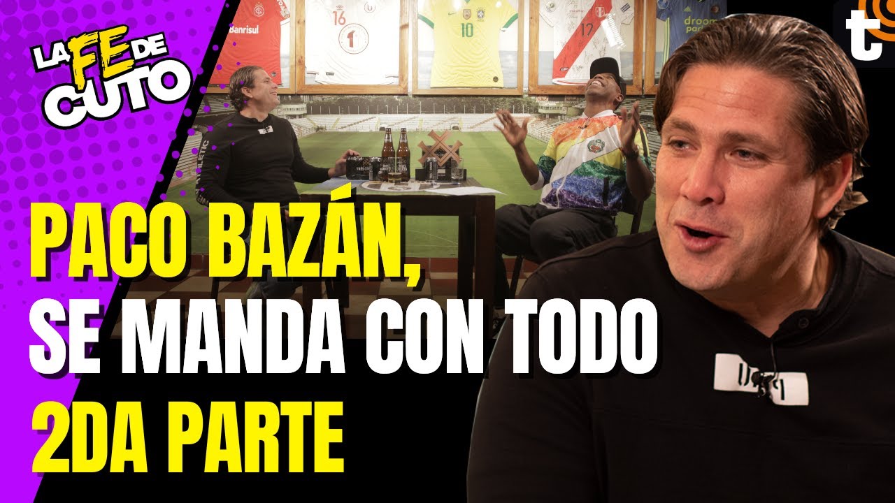 'PACO' BAZÁN y la vez que CHRISTIAN CUEVA lo llamó a 'PECHARLO' por hablar de él en su programa