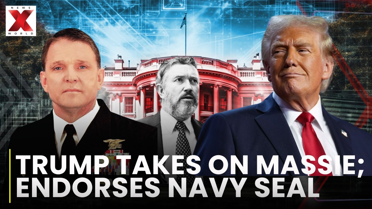 Конфликт Трампа и Масси: Трамп поддержал кандидатуру морского пехотинца, который бросит вызов Том...