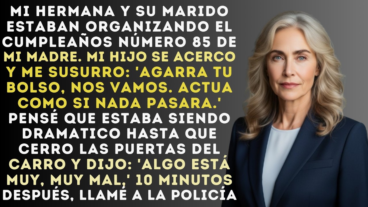 Pensé Que Era Solo El Cumpleaños De Mi Madre Hasta Que Mi Hijo Cerró El Auto Y Dijo  “Algo Está Mal