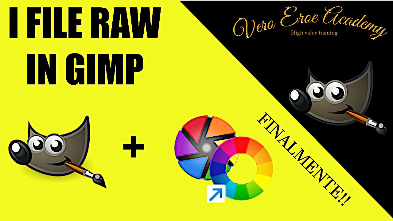 GIMP E I FILE RAW - COME ELABORARE I RAW CON GIMP