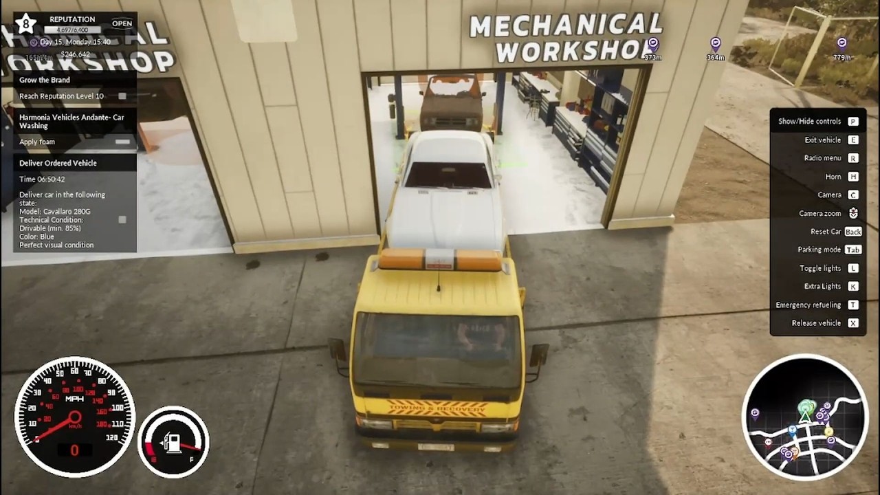 Car Dealer Simulator 9 Getting The tow truck and causing Chaos