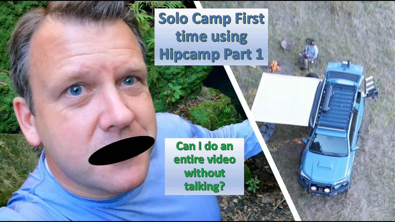 4K ASMR Solo Camping - 1st time using Hipcamp - Jewel's Sink - 4Runner TRD PRO Overland