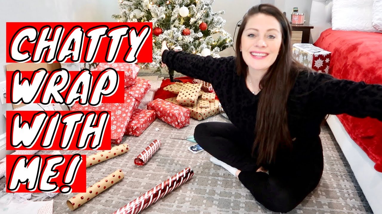 Chatty Wrap With Me 2021 I Wrapping Christmas Presents for 5 Kids!