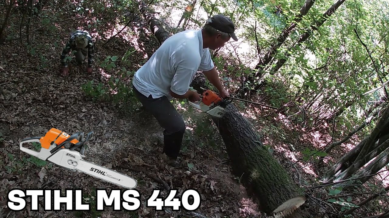 Metar od 110 cm! Sečemo drva u &scaron;umi-STIHL MS 440 i IMT 539 DLI-prvi deo-sezona 2021