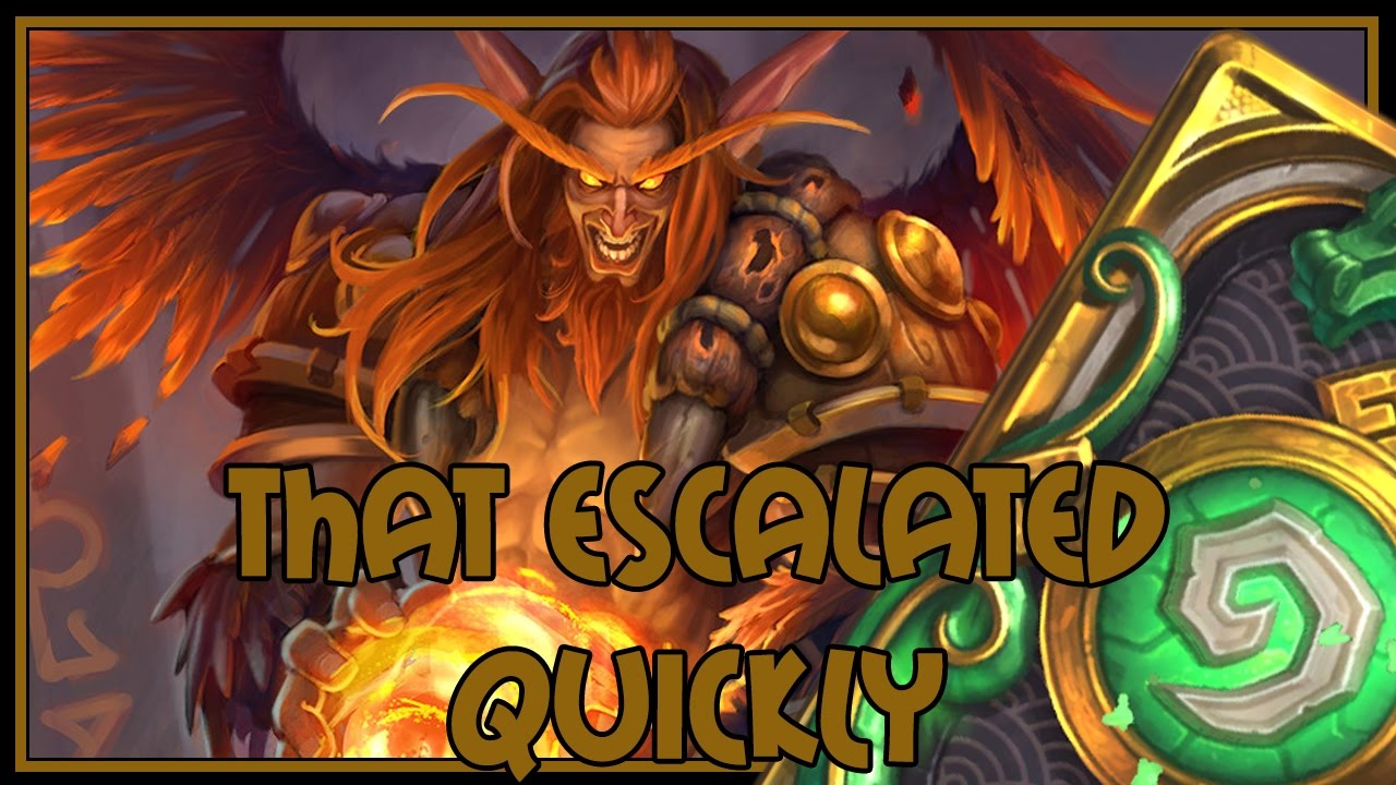Hearthstone: That escalated quickly (jade druid)