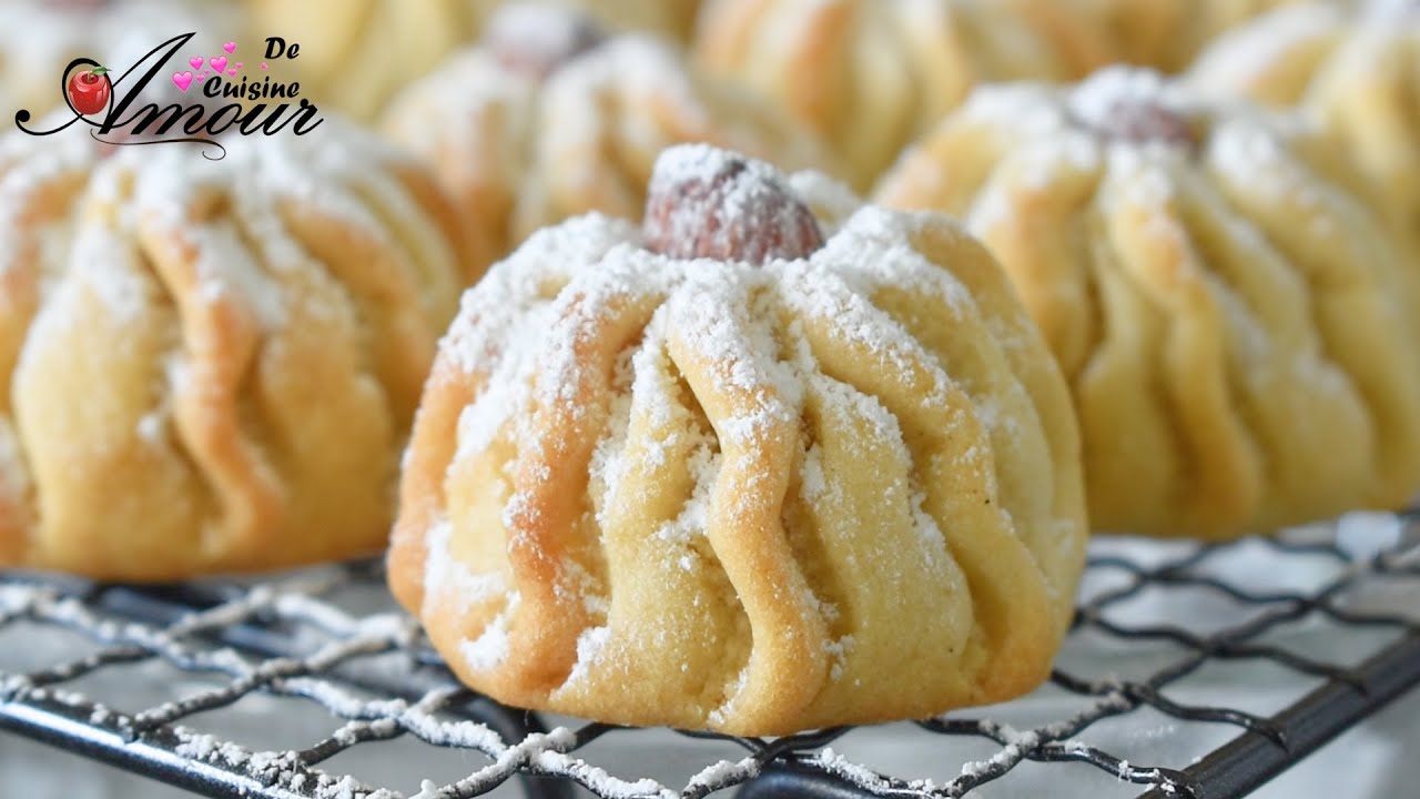 rochers aux amandes, boules aux amandes sablés et fondants en bouche