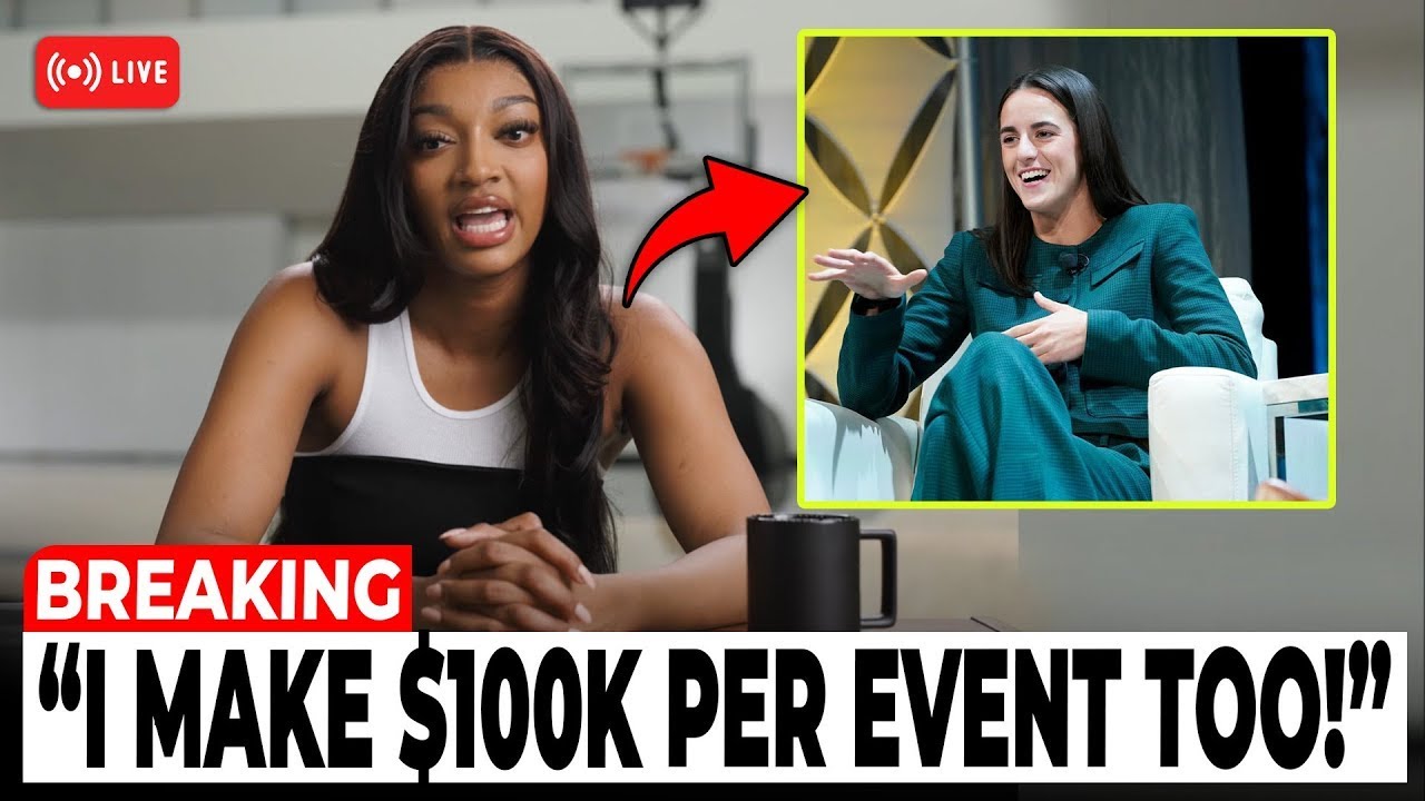 Angel Reese's HILARIOUS REACTION To Caitlin Clark's $100k SPEAKING FEE!
