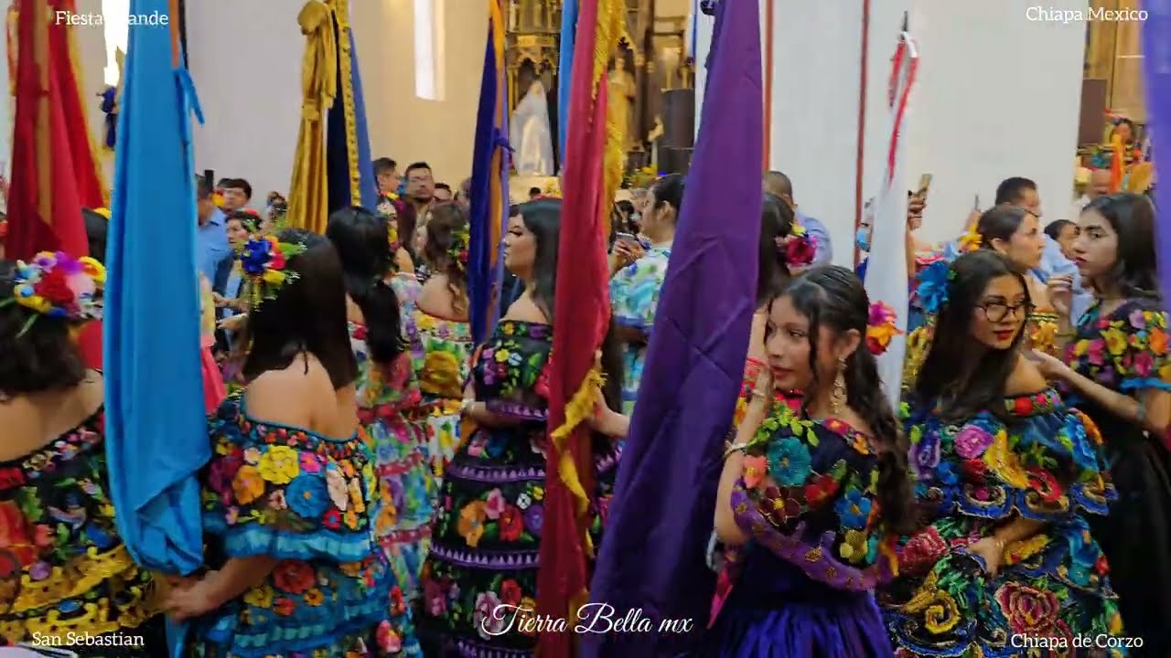 PARACHICOS FIESTA GRANDE DE CHIAPA DE CORZO SALIDA ENERO 2026 CHIAPAS MEXICO