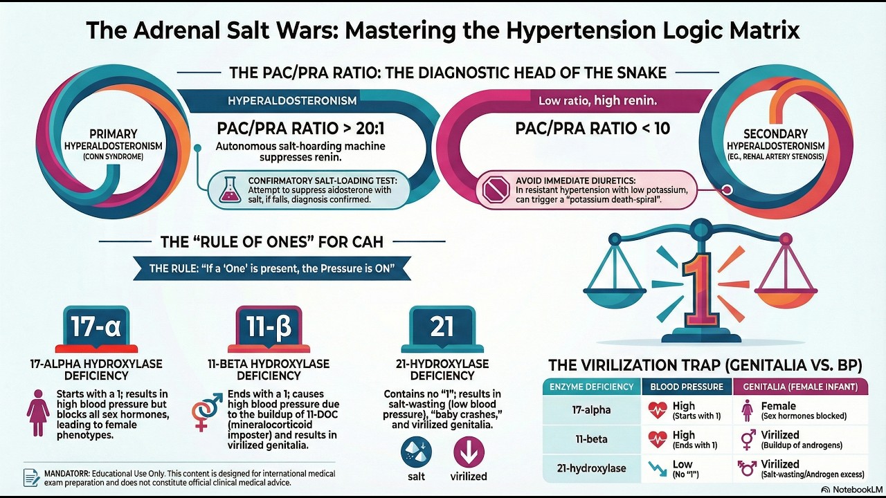 Hyperaldosteronism & CAH Mastery: The Salt Wars | Global Boards