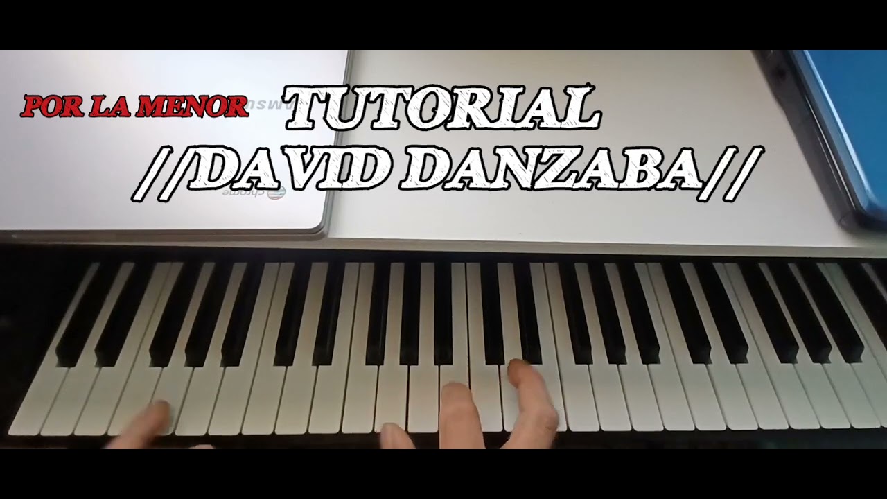 David Danzaba  tutorial acordes piano