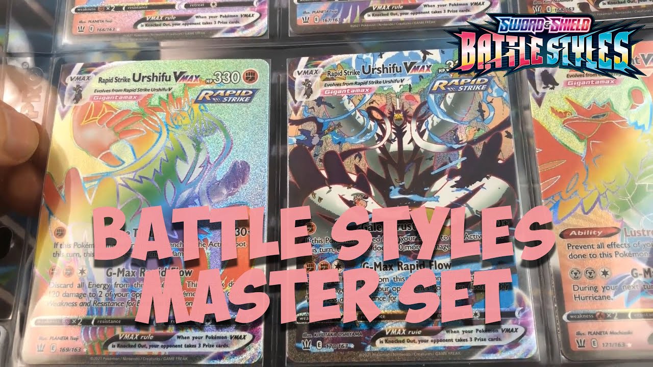 Pokemon TCG: SWSH Battle Styles MASTER SET. All 306 cards!
