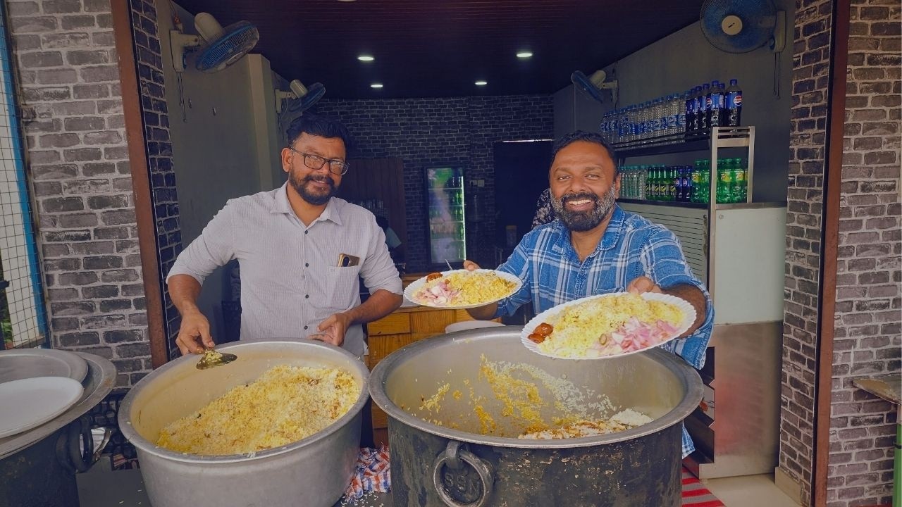 ആലപ്പുഴയിലെ കല്യാണ ബിരിയാണി! UNLIMITED Kalyana BIRIYANI in Alappuzha - Alleppey Dums Biriyanis