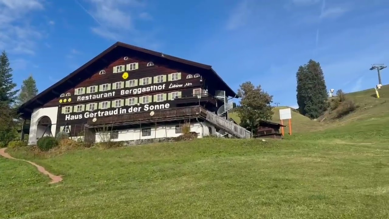 Loferer Almrundweg im Oktober 2023