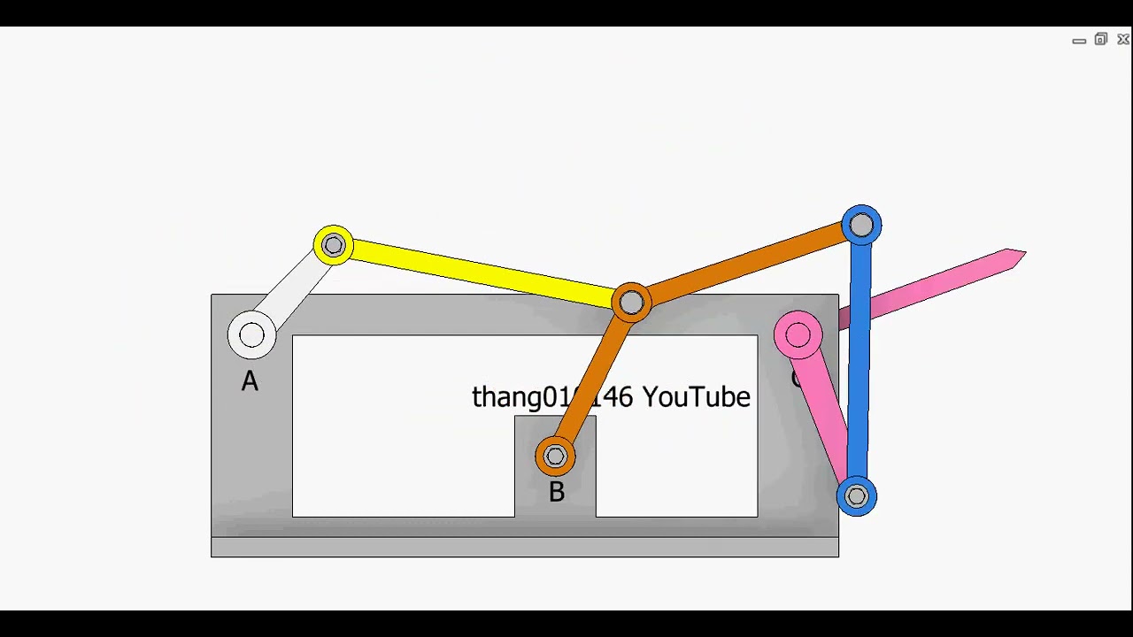 Linkage for 270 deg  oscillation 3