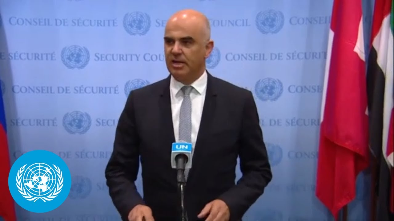 Switzerland on the Protection of Civilians in Armed Conflict - Security Council Media Stakeout