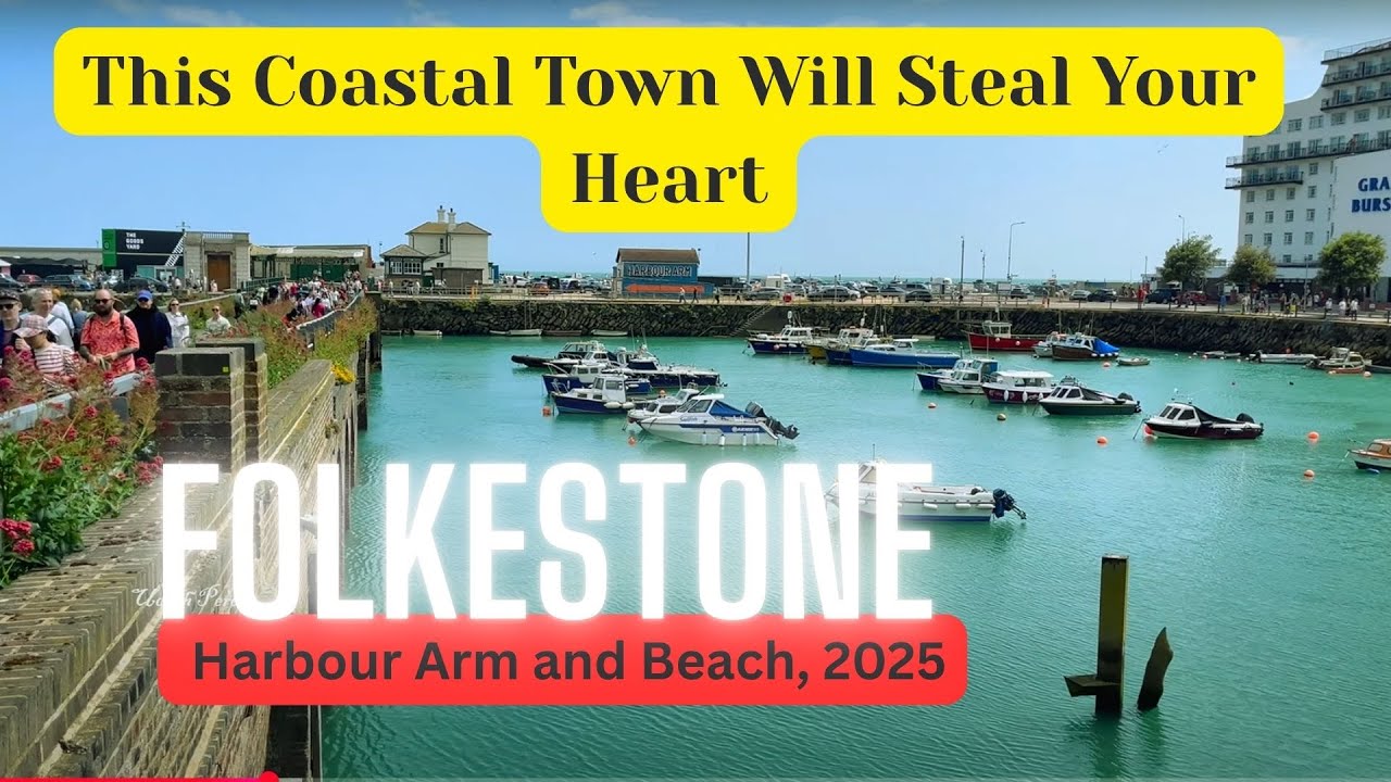 This Coastal Town Will Steal Your Heart – Exploring Folkestone Harbour Arm and Beach
