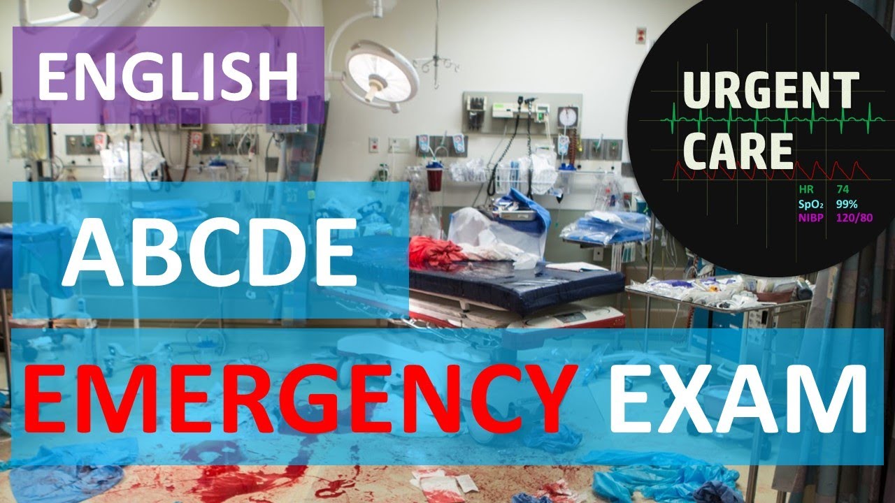 ABCDE exam of acute patients - Lecture&Demo