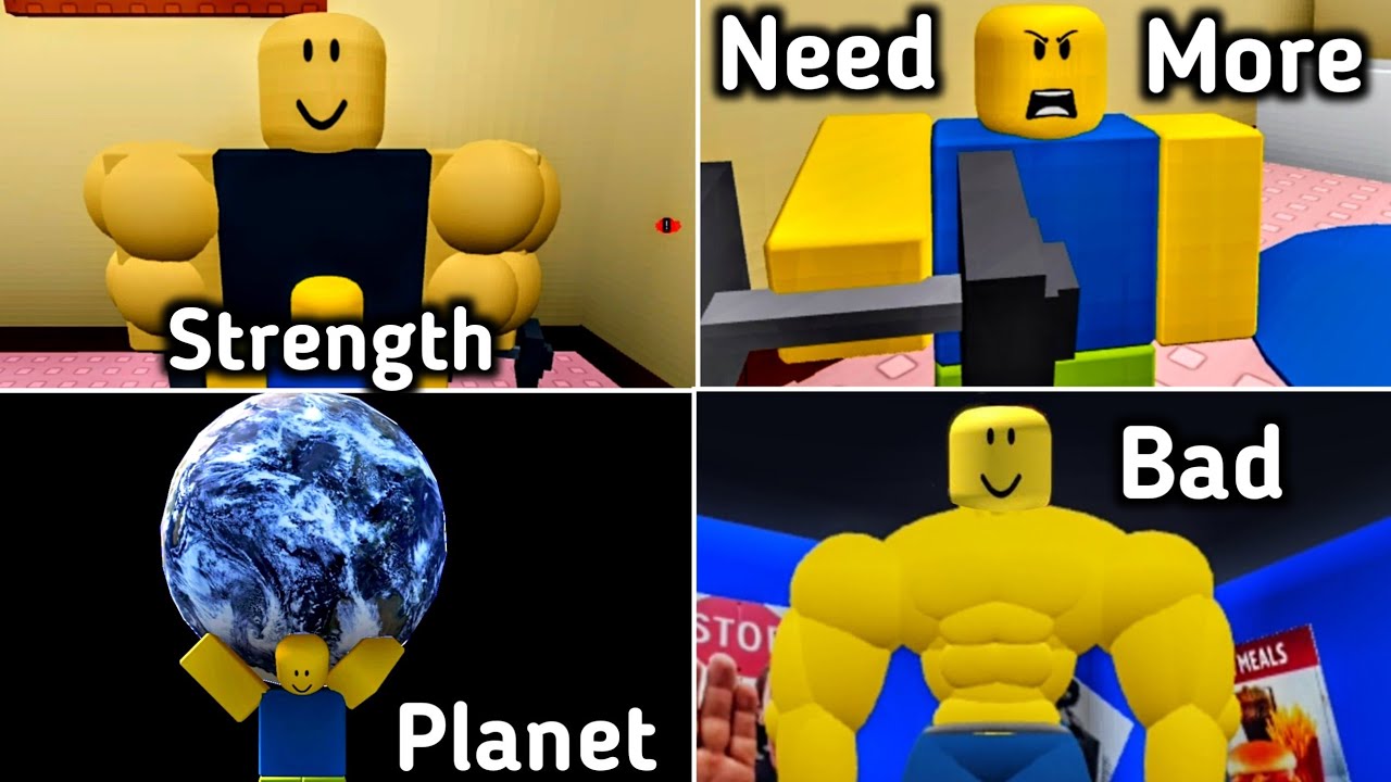 How To Get All 2 Endings In 💪 NEED MORE STRENGTH 💪 Full Walkthrough | Roblox