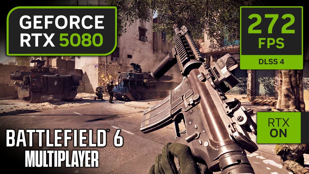 RTX 5080 on Battlefield 6 Multiplayer | 1080p, 1440p, 4K with DLSS 4 and Frame Gen!