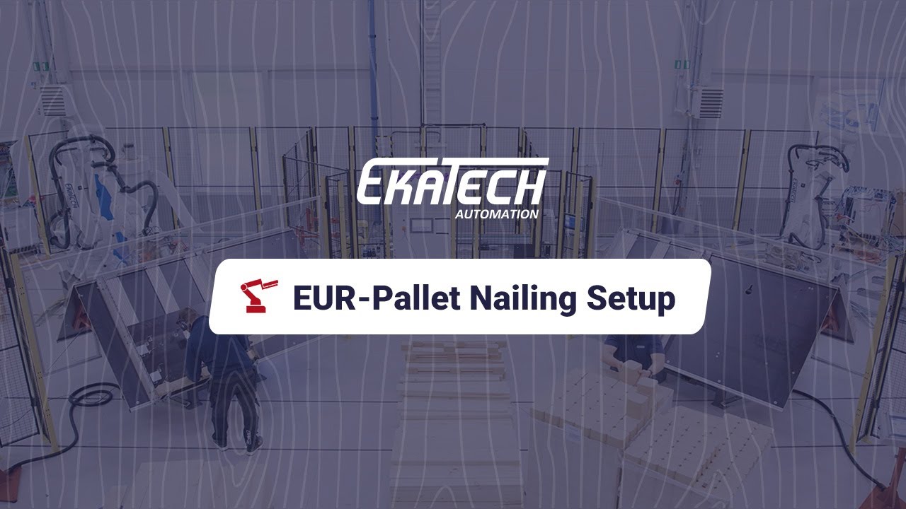 EPAL EUR-Pallet Nailing Robot | Semi-Automatic Pallet Nailing with Ekatech RN4017