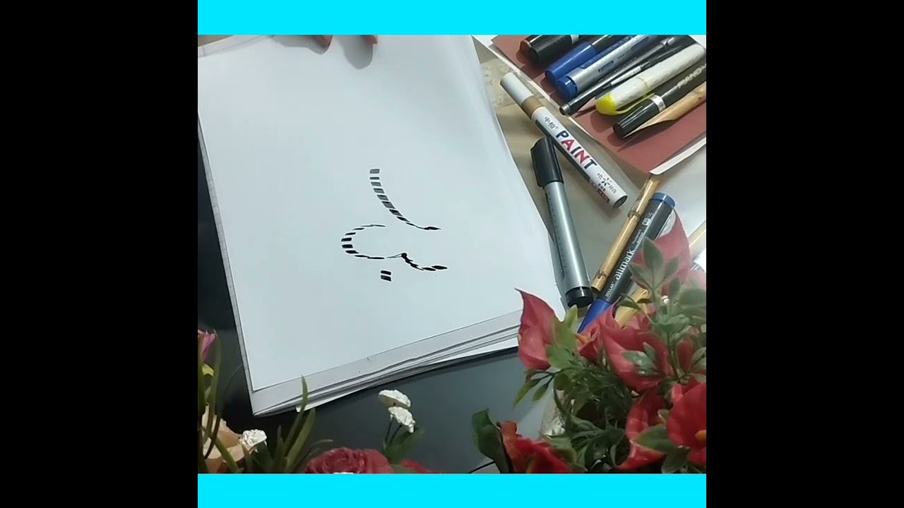 lesson9#calligraphy #artofcalligraphy #calligraphyfonts @opalcalligraphy @opalart76