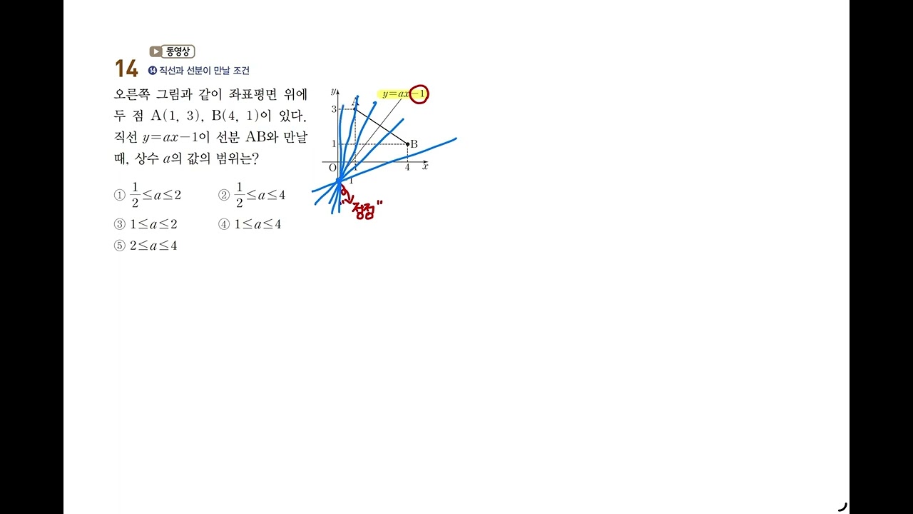 중2 1기말 Ⅲ 2 기출 Best 14번