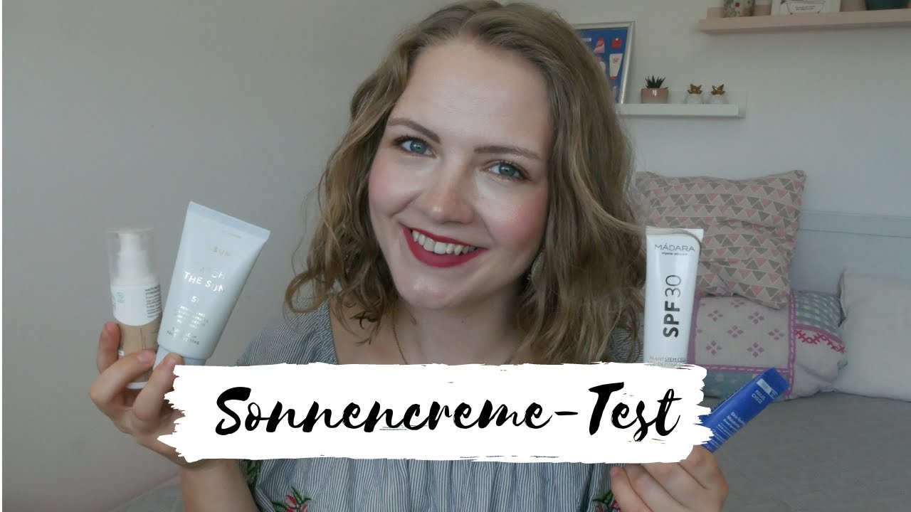GESICHTS-SONNENCREME-RANKING 2022☀️ // Chemisch vs. mineralisch - 7 Cremes im Test // annanas beauty
