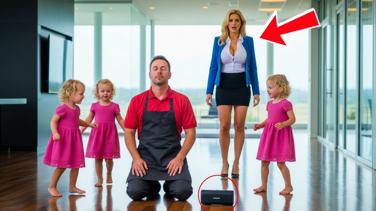 Milliardaire, elle rentre sans prévenir et surprend le concierge avec ses triplées sourdes