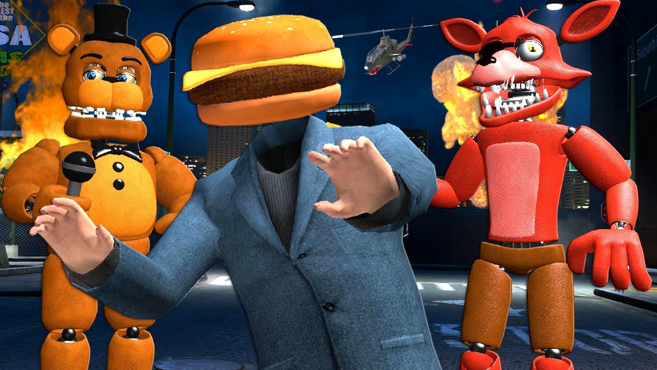 FNAF Animatronics Cause the APOCALYPSE in Gmod! (Garry's Mod RP)