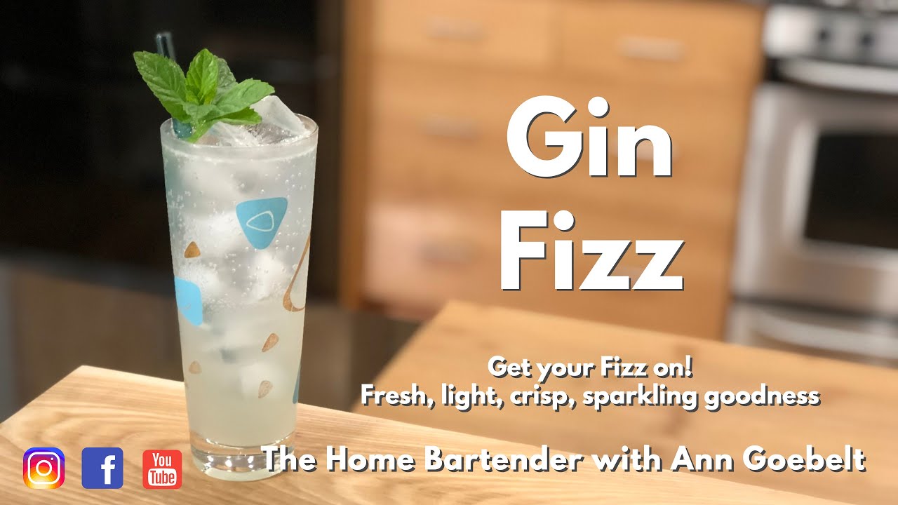 Gin Fizz Cocktail |  How to make a Summery Gin Fizz Cocktail at Home