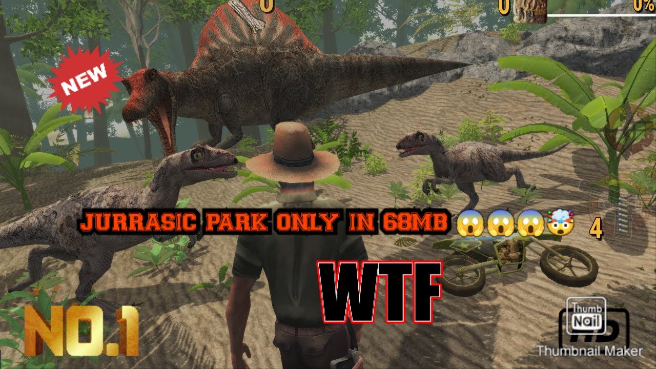 JURASSIC PARK TYPE  GAME OPEN WOLRD IN JUST 68MB FOR ANDROID AND IOS 🙏🔥🔥🔥 BEST GAME EVER IN LOW MB